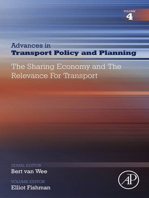 cover image of The Sharing Economy and the Relevance for Transport